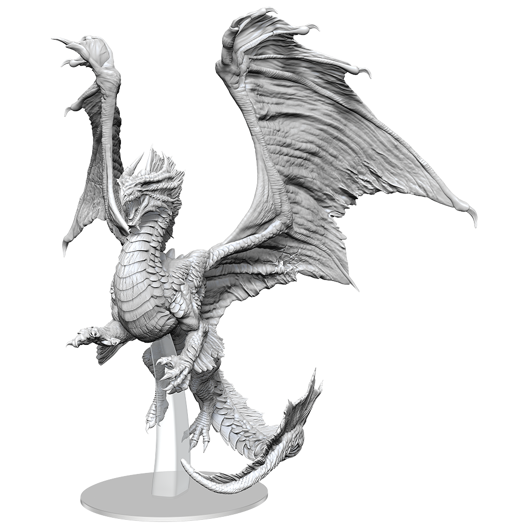 DND UNPAINTED MINIS ADULT BRONZE DRAGON