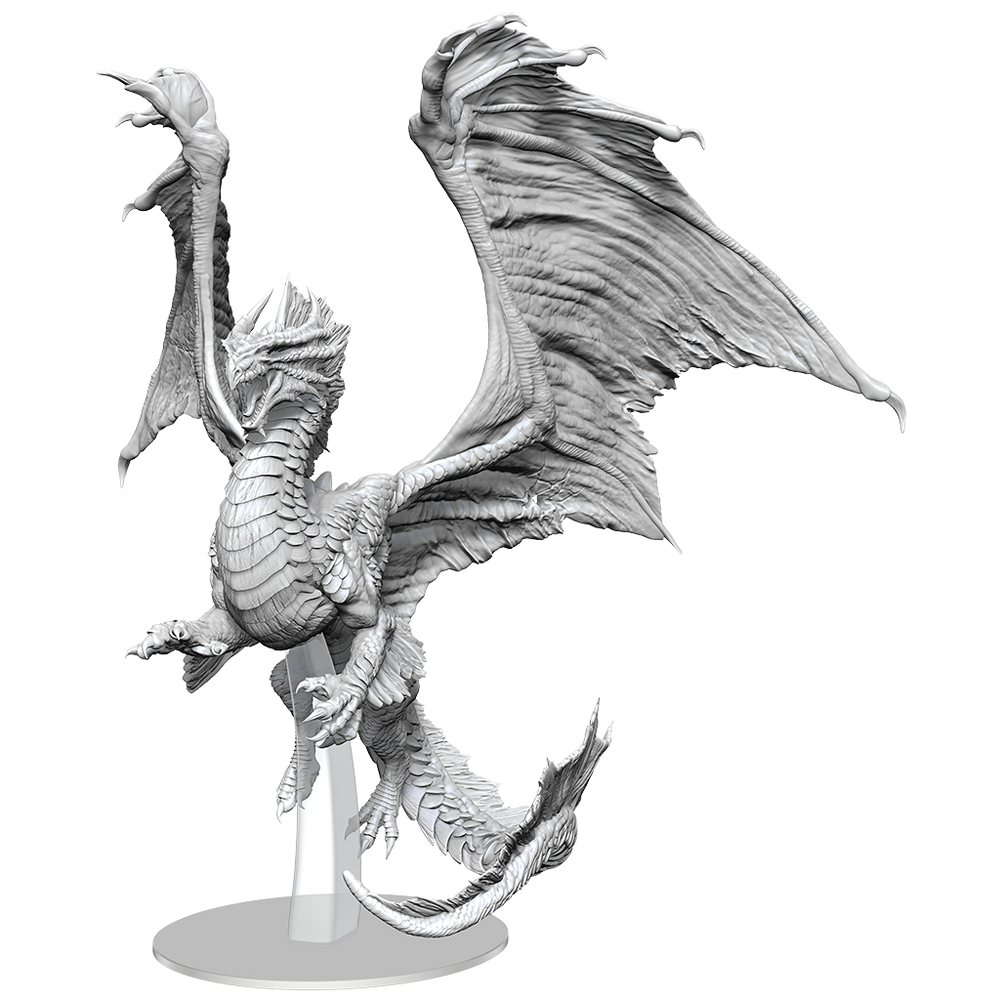 DND UNPAINTED MINIS ADULT BRONZE DRAGON