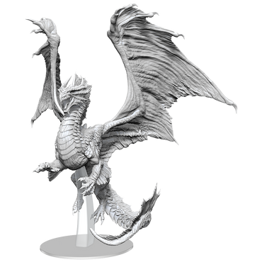 DND UNPAINTED MINIS ADULT BRONZE DRAGON