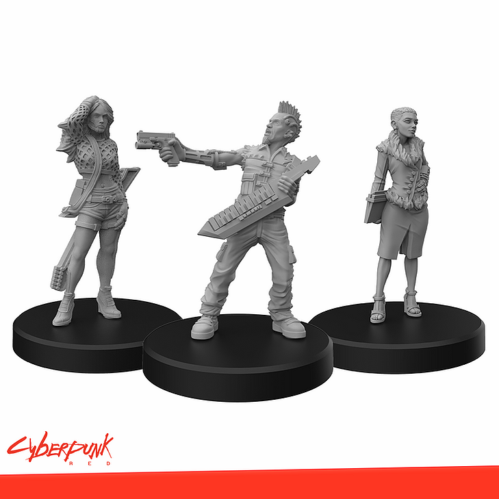 CYBERPUNK RED MINIS ROCKERBOYS A