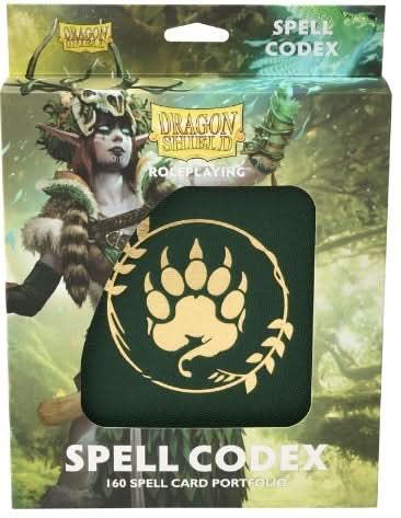 DRAGON SHIELD RPG SPELL CODEX FOREST GREEN