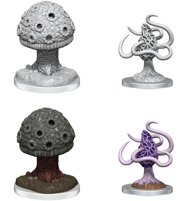 DND UNPAINTED MINIS WV21 SHRIEKER/VIOLET FUNGUS