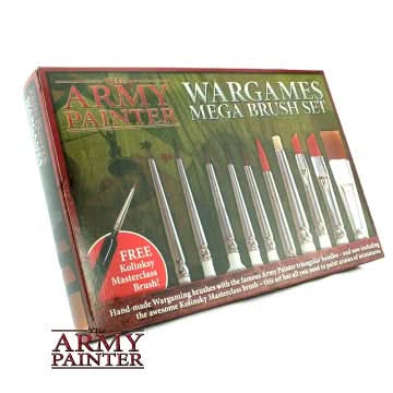 THE ARMY PAINTER WARGAMES MEGA BRUSH SET