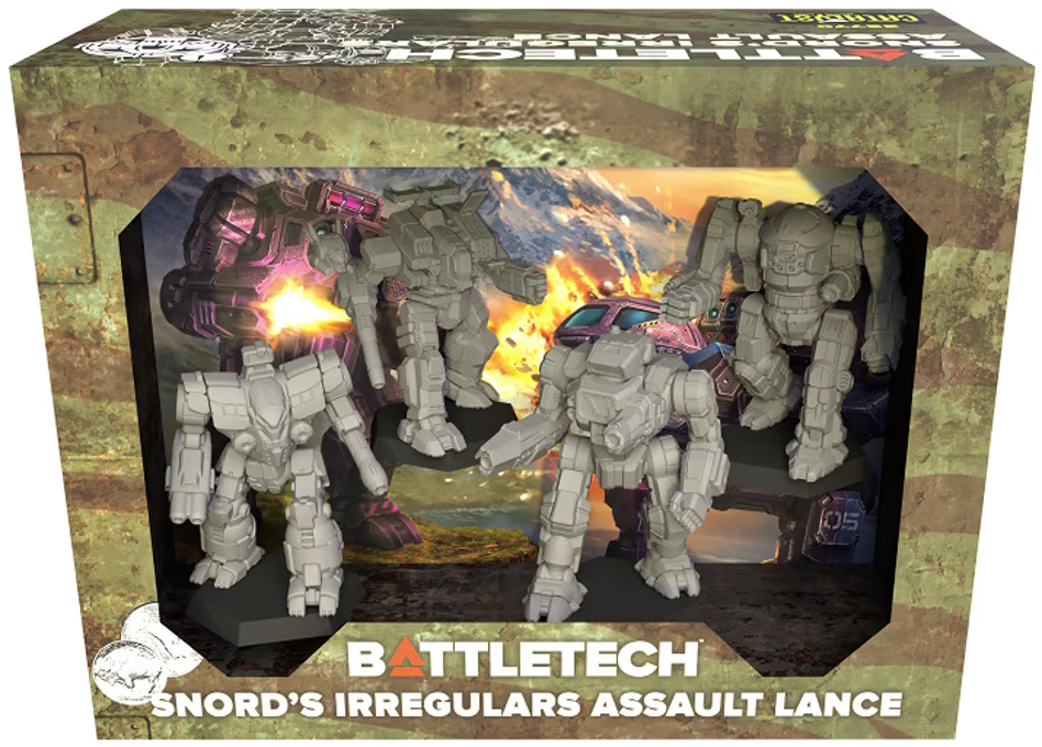 BATTLETECH SNORDS IRREGULARS ASSAULT LANCE