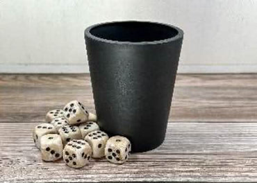 FLEXIBLE DICE CUP BLACK