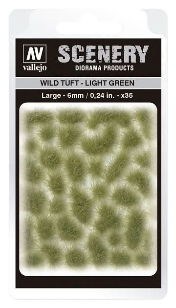 VALLEJO: SCENERY LARGE WILD TUFT LIGHT GREEN