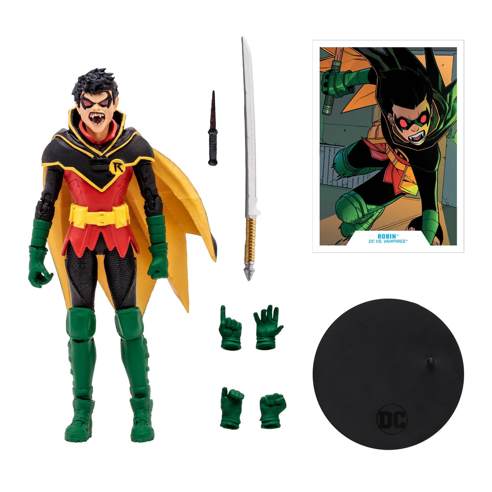 DC MULTIVERSE 7"-DAMIAN WAYNE ROBIN(GOLD LABEL)