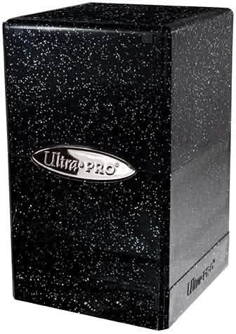 UP D-BOX SATIN TOWER GLITTER BLACK