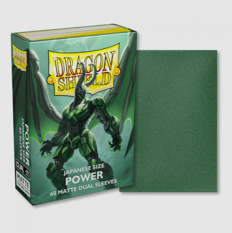 DRAGON SHIELD SLEEVES JAPANESE DUAL MATTE POWER