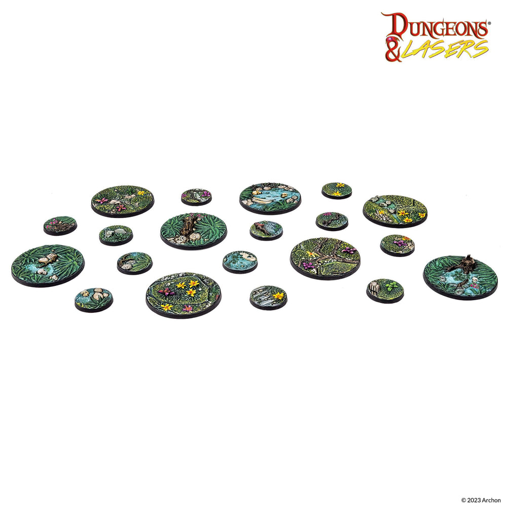 DUNGEONS AND LASERS DETAILED BASES PACK