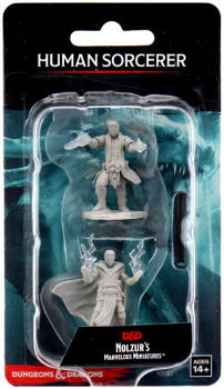 DND UNPAINTED MINIS WV12 MALE HUMAN SORCERER