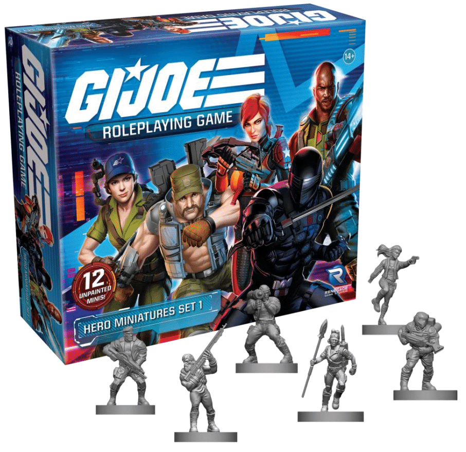 G.I. JOE RPG GAME HERO MINIATURES SET 1