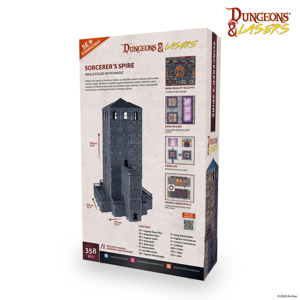 DUNGEONS AND LASERS SORCERER'S SPIRE