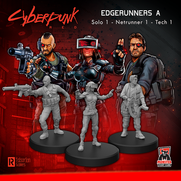 CYBERPUNK RED MINIS EDGERUNNER A