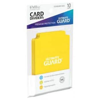 UG CARD DIVIDERS YELLOW