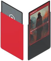 HP CURV SLEEVES SHAMAN RED STANDARD 100CT