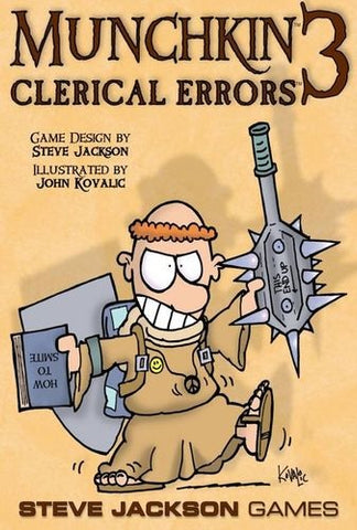 MUNCHKIN 3 CLERICAL ERRORS