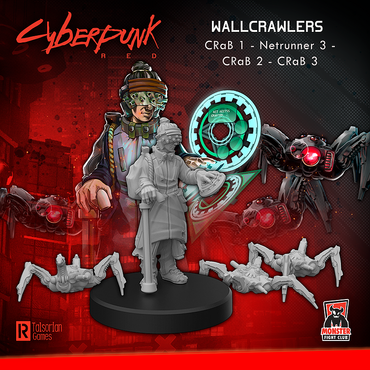 CYBERPUNK RED MINIS WALL CRAWLERS