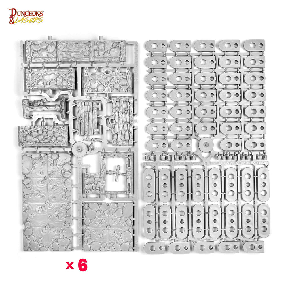 DUNGEONS AND LASERS DWARVEN MINE HALF-HEIGHT WALLS