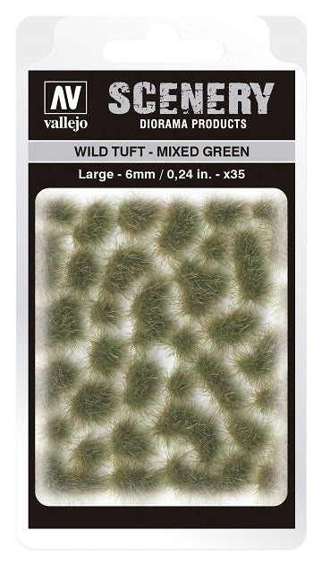 VALLEJO: SCENERY LARGE WILD TUFT MIXED GREEN