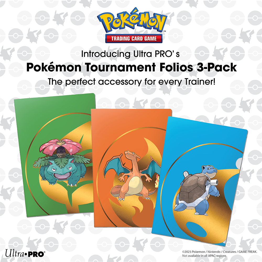 UP BINDER POKEMON FOLIO TOURNAMENT PACK 3CT