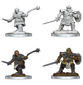 DND UNPAINTED MINIS WV16 DWARF FIGHTER FEMALE