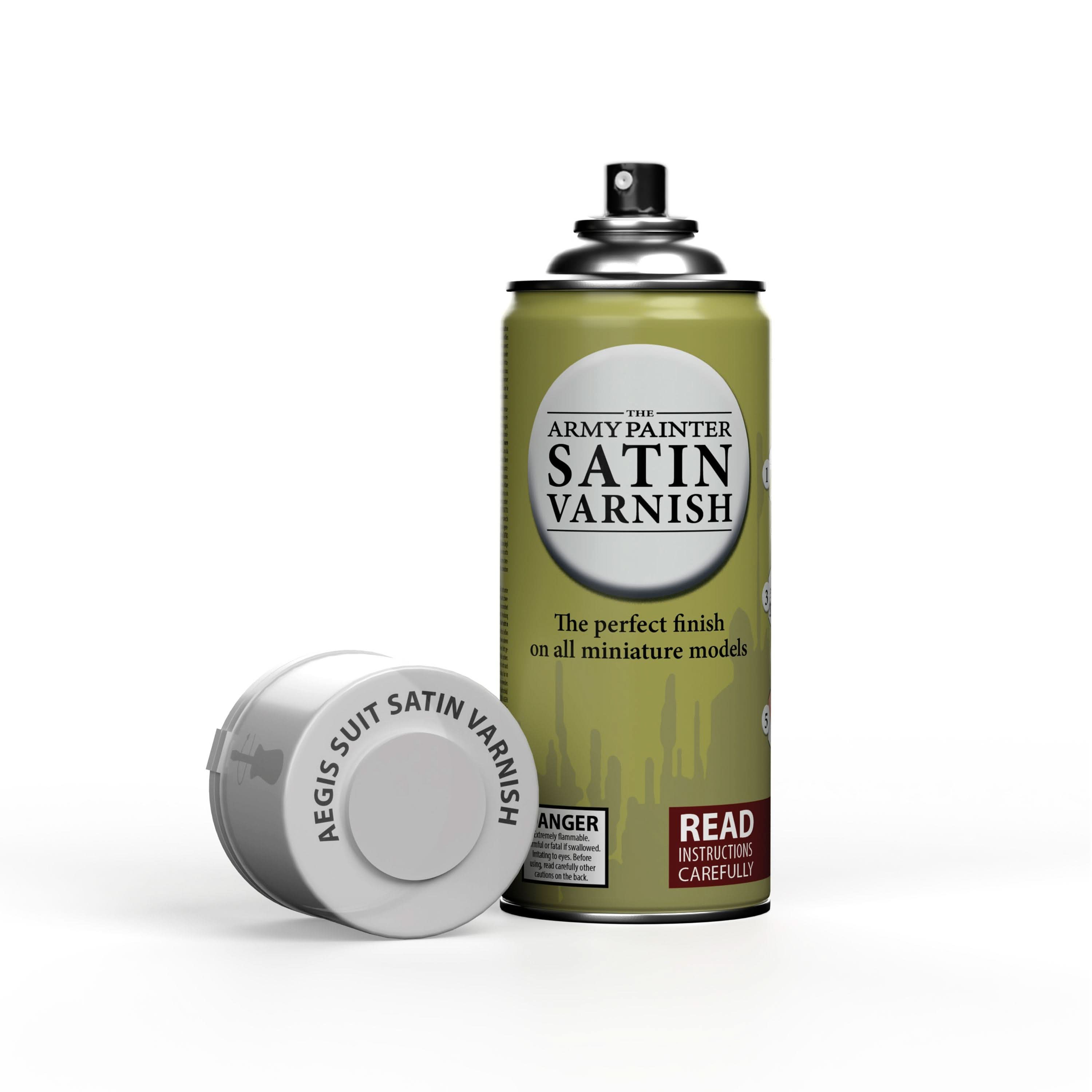 THE ARMY PAINTER COLOUR PRIMER: AEGIS SUIT SATIN VARNISH SPRAY