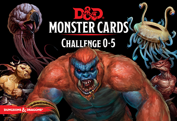 DND MONSTER CARDS: CHALLENGE 0-5