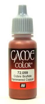VALLEJO: GAME COLOR HAMMERED COPPER 17 ML
