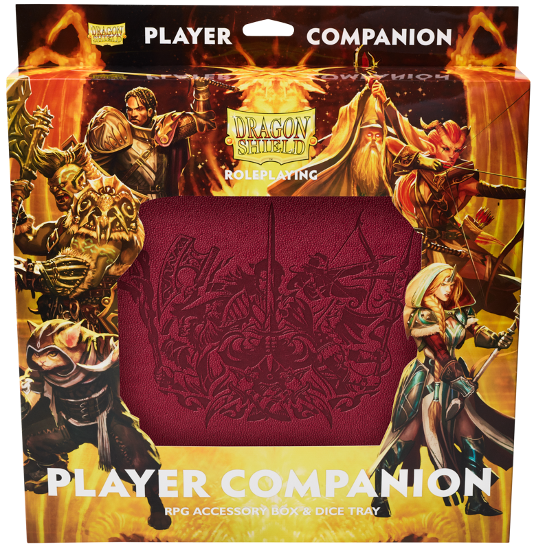 DRAGON SHIELD RPG PLAYER COMPANION BLOOD RED