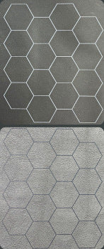 MEGAMAT 1" HEX REVERSIBLE BLACK-GREY 34.5"X48"