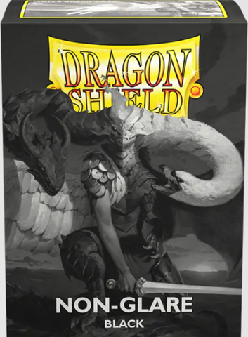 DRAGON SHIELD SLEEVES MATTE BLACK V2 NON-GLARE
