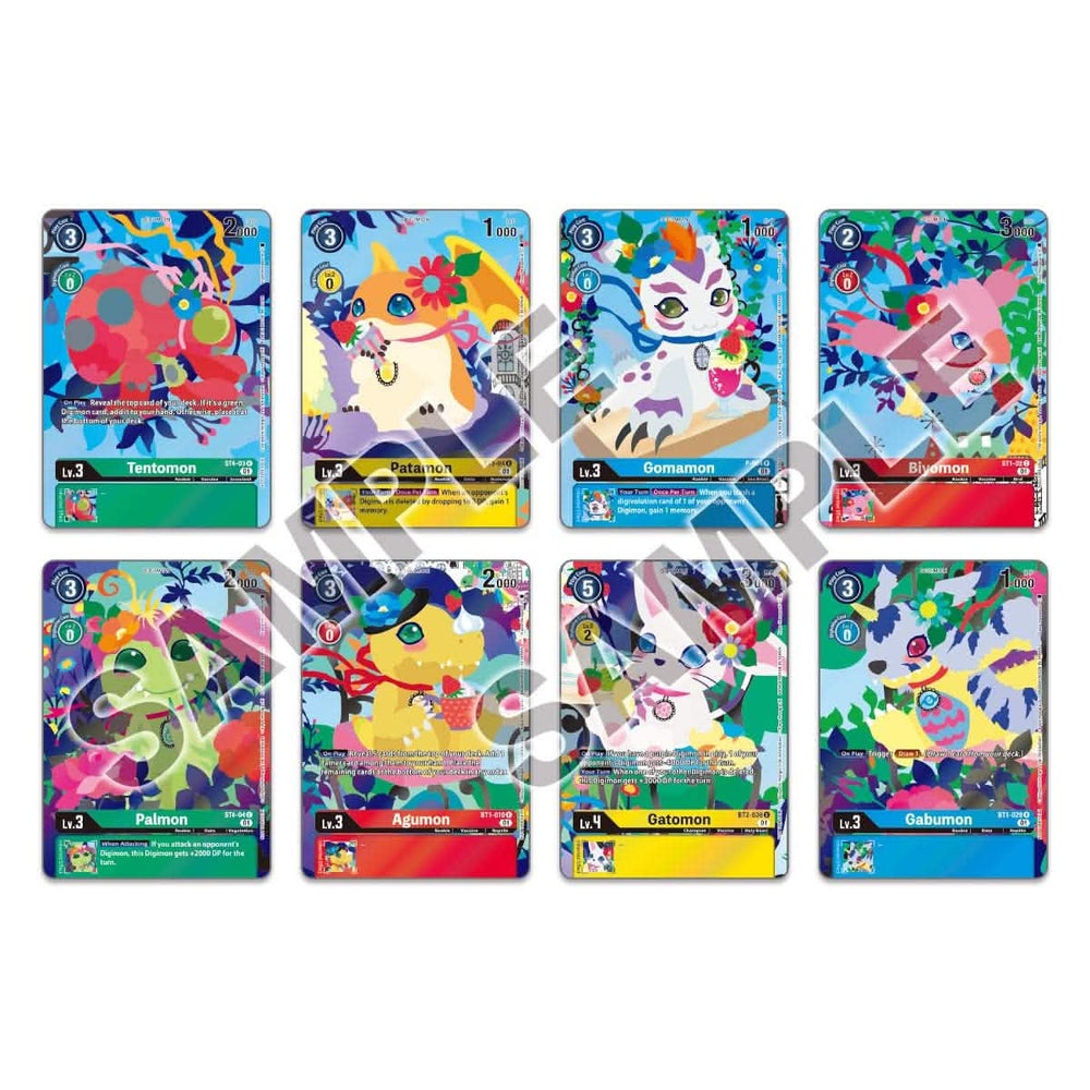 DIGIMON PLAYMAT AND CARD SET 2 - FLORAL FUN