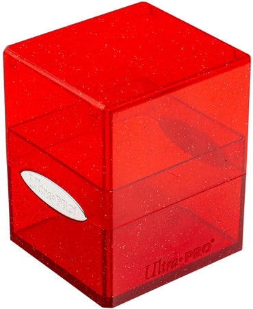 UP D-BOX SATIN CUBE GLITTER RED