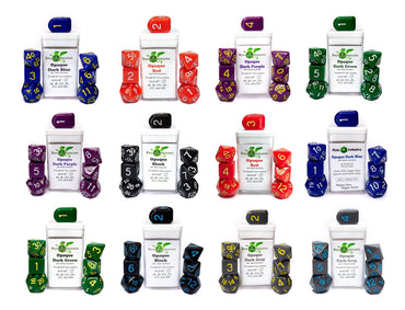 SD OPAQUE SET OF 7 DICE SAMPLER BUNDLE