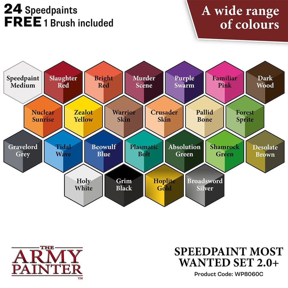 THE ARMY PAINTER WARPAINTS: SPEEDPAINT MOST WANTED SET 2.0