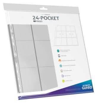 UG QUADROW PAGES SIDE-LOADING 24PKT CLEAR 10CT