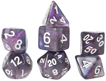 SD GAMING TREASURES UNEARTHED AMETHYST 7-DIE SET