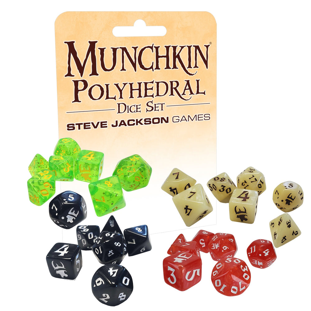 MUNCHKIN DICE SET - RED/WHITE