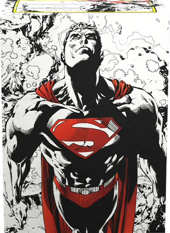 DRAGON SHIELD SLEEVES SUPERMAN CORE RED/WHITE 100C