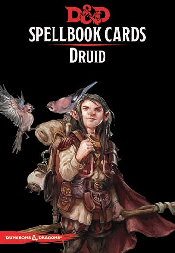 DND SPELLBOOK CARDS DRUID 2ND EDITION