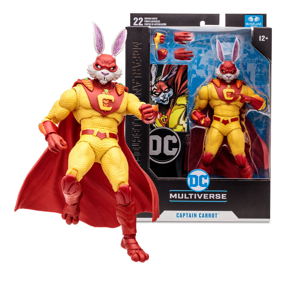 DC MCFARLANE COLLECTOR ED 7" WV3-CAPTAIN CARROT(6)