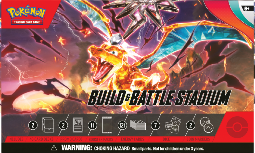 POKEMON SV3 OBSIDIAN FLAMES BUILD/BATTLE STADIUM