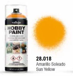 VALLEJO: AEROSOL SUN YELLOW 400ML