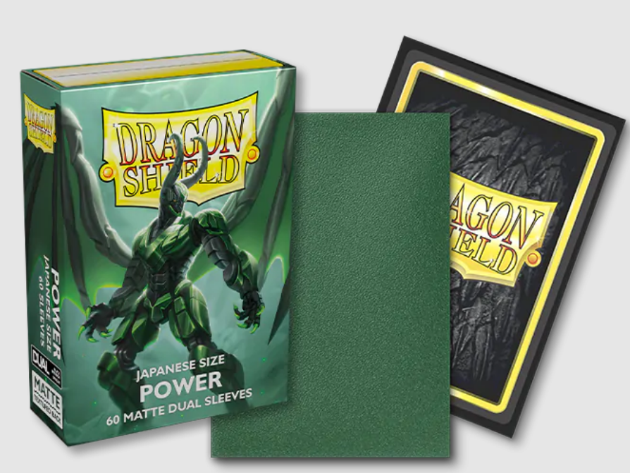 DRAGON SHIELD SLEEVES JAPANESE DUAL MATTE POWER