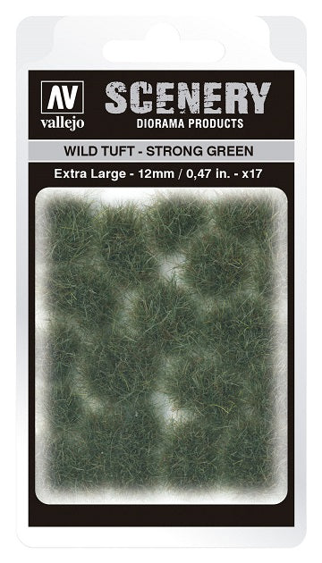 VALLEJO: SCENERY EXTRA LARGE WILD TUFT STRONG GRN