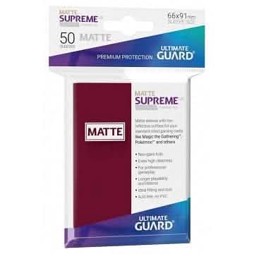 UG SLEEVES SUPREME UX MATTE BURGUNDY 50CT