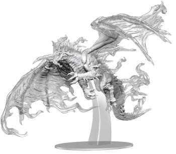 DND UNPAINTED MINIS ADULT BLUE SHADOW DRAGON