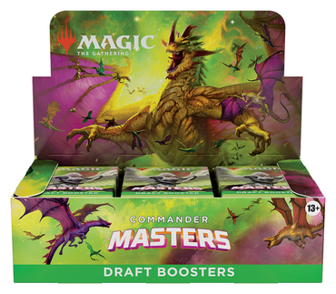 MTG COMMANDER MASTERS DRAFT BOOSTER BOX