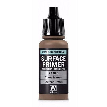 VALLEJO: GAME AIR PRIMER LEATHER BROWN 17ML